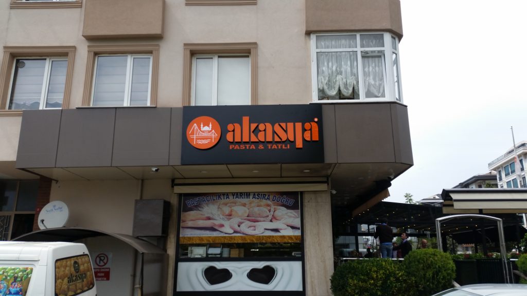 Işıklı Pleksi Kutu Harfli Tabela Çengelköy